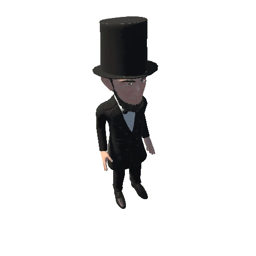 Abraham Lincoln salute animation